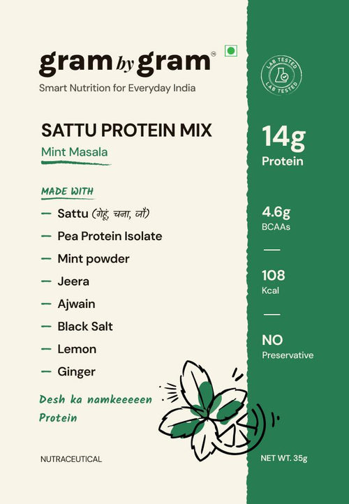Mint Masala — Sattu Protein Mix · 1kg Pouch